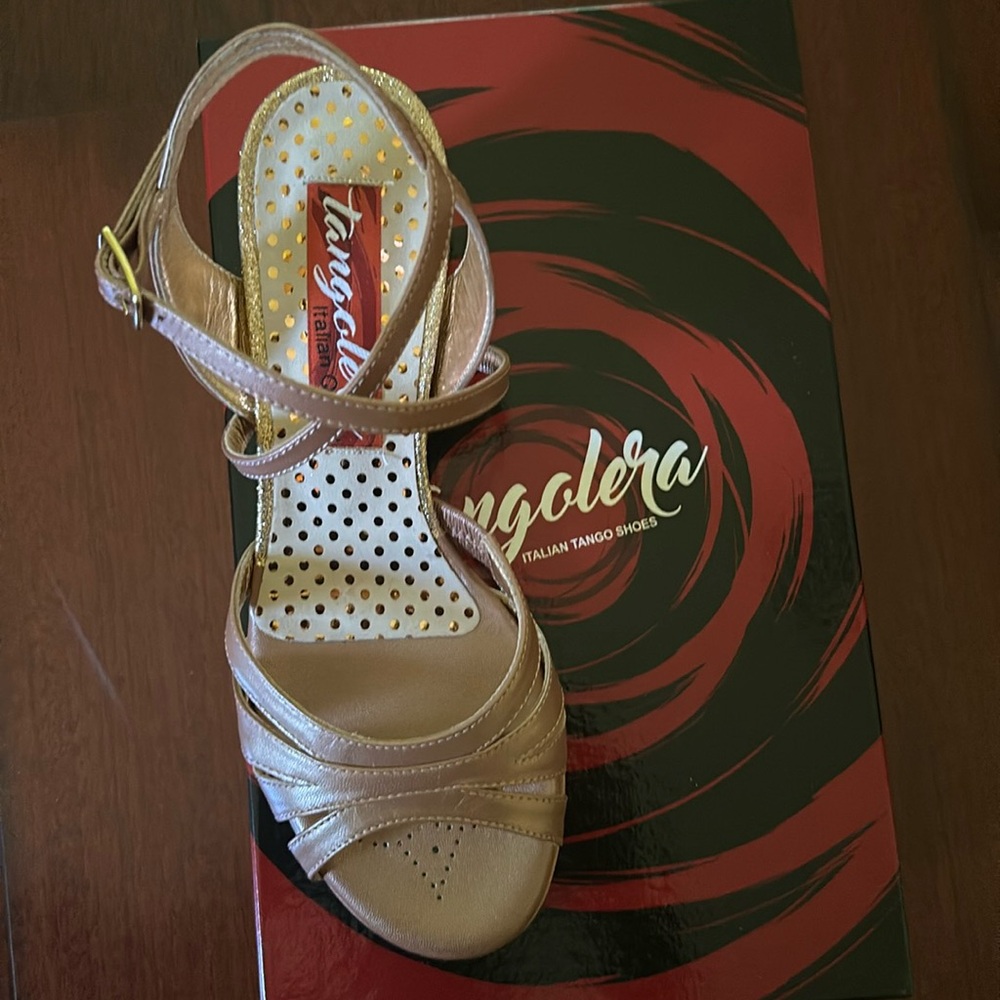 Brand new Leather dance shoes or can be party shoes